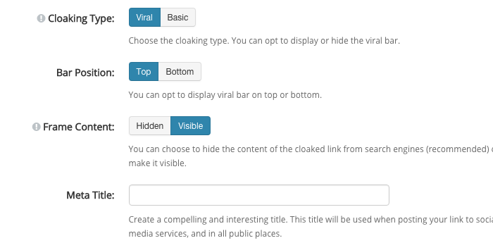 viral link cloaker